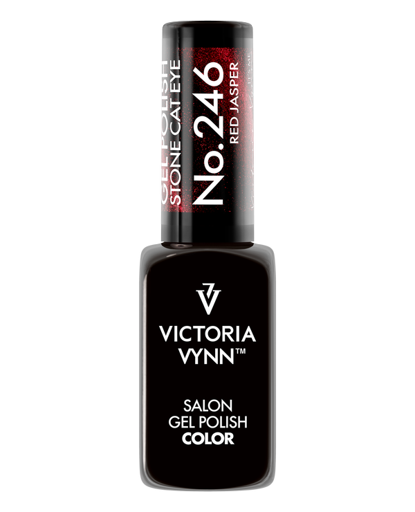 GEL POLISH 246 Cat Eye Red Jasper - VICTORIA VYNN