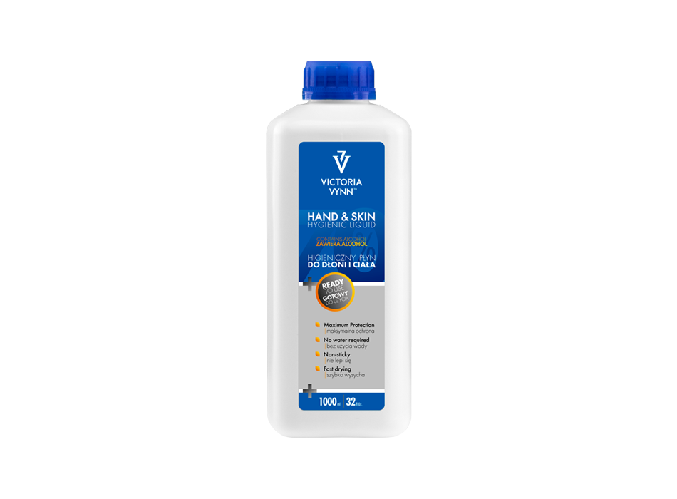 HAND & SKIN HYGIENIC LIQUID 1000ml - VICTORIA VYNN