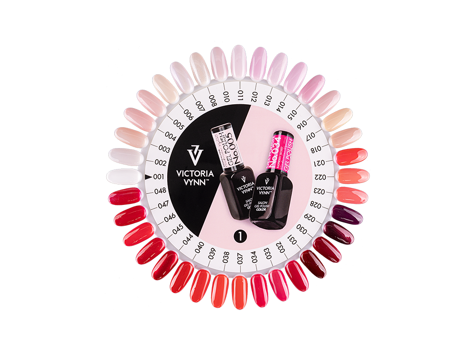 COLOR CHART 01 Gel Polish 01-48 - VICTORIA VYNN