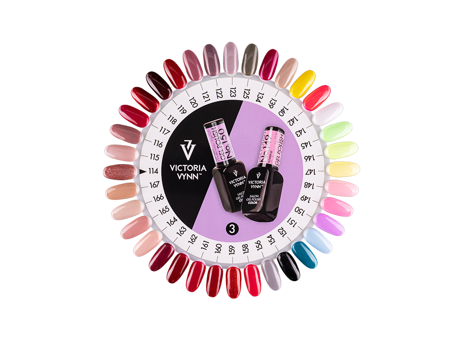 COLOR CHART 03 Gel Polish 114-167 - VICTORIA VYNN
