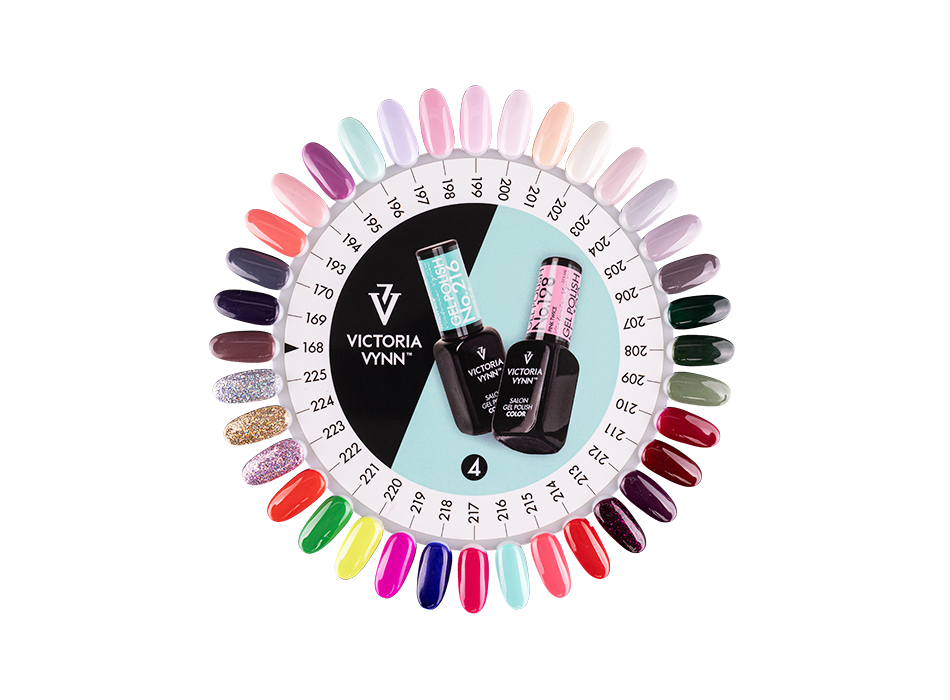 COLOR CHART 04 Gel Polish 168-225 - VICTORIA VYNN