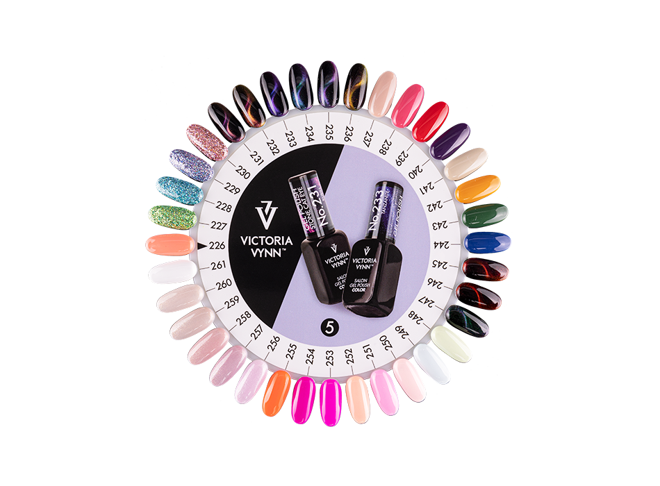 COLOR CHART 05 Gel Polish 226-261 - VICTORIA VYNN