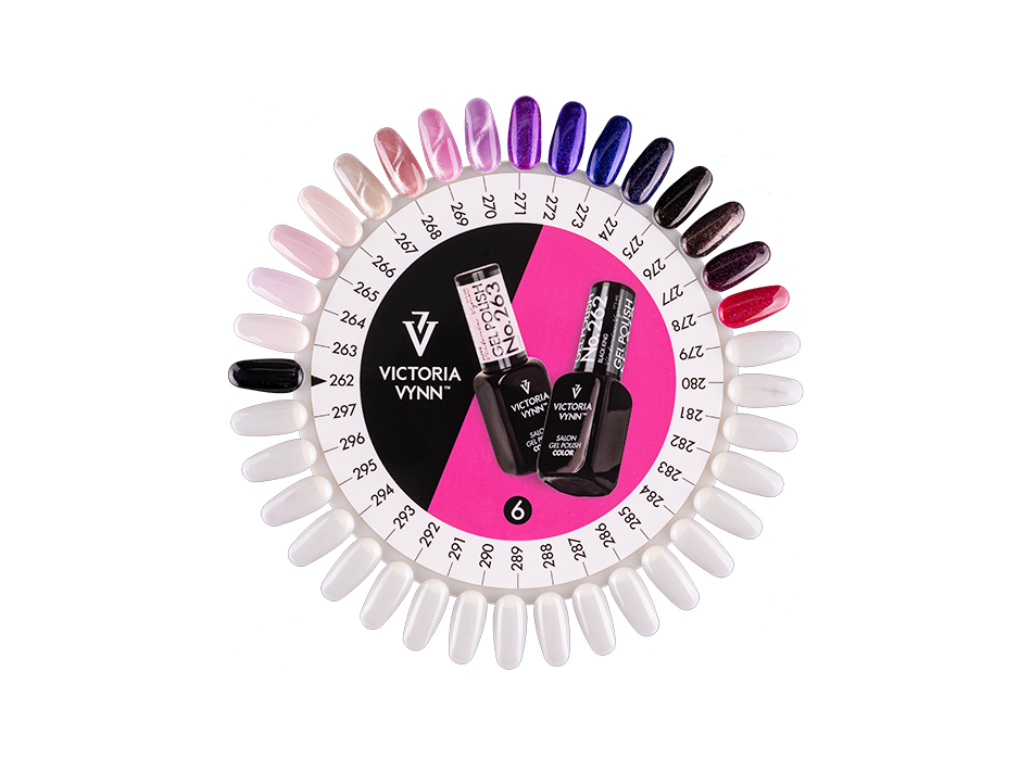 COLOR CHART 06 Gel Polish 262-297 - VICTORIA VYNN
