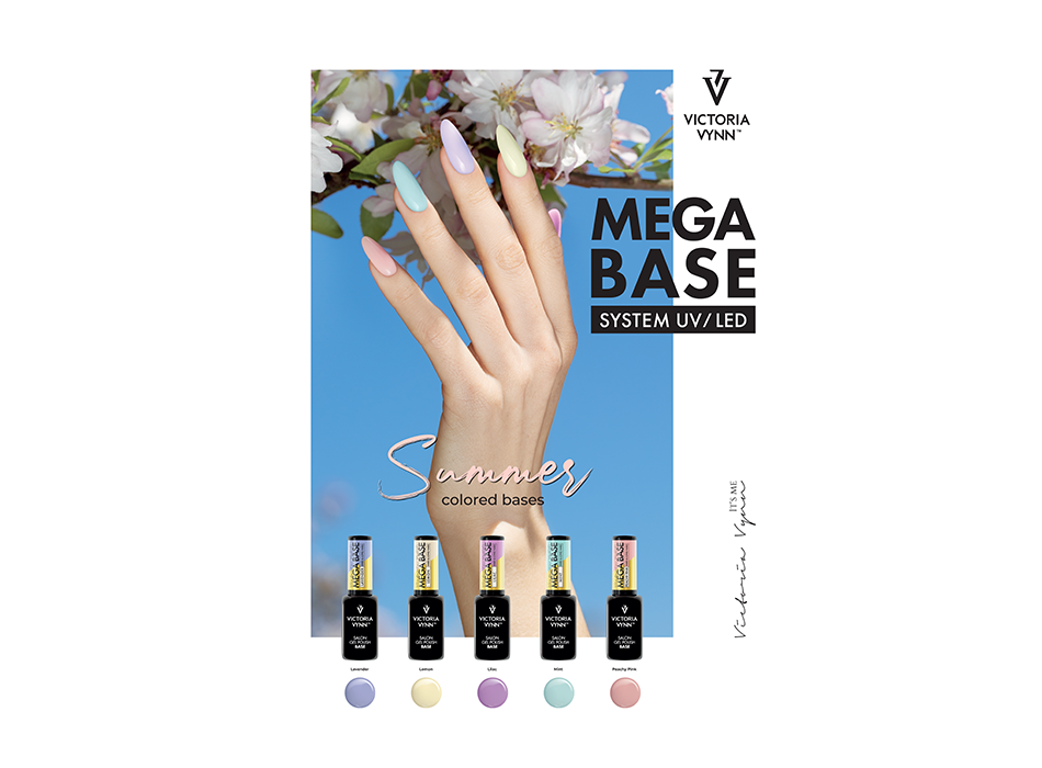 PLAKAT MEGA BASE Pastel, Format B2 - VICTORIA VYNN