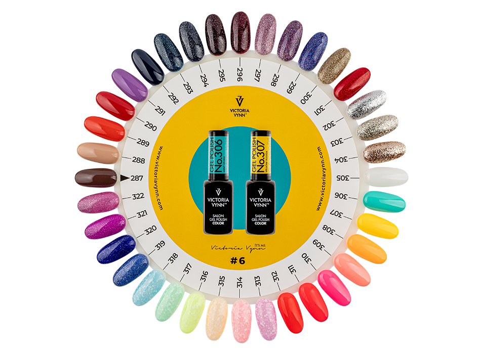 COLOR CHART 06 Gel Polish 287-322 - VICTORIA VYNN